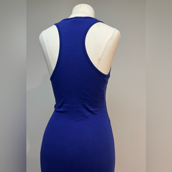 FOREVER 21 BLUE SLEEVELESS SCOOP NECK MAXI DRESS - Picture 5 of 9